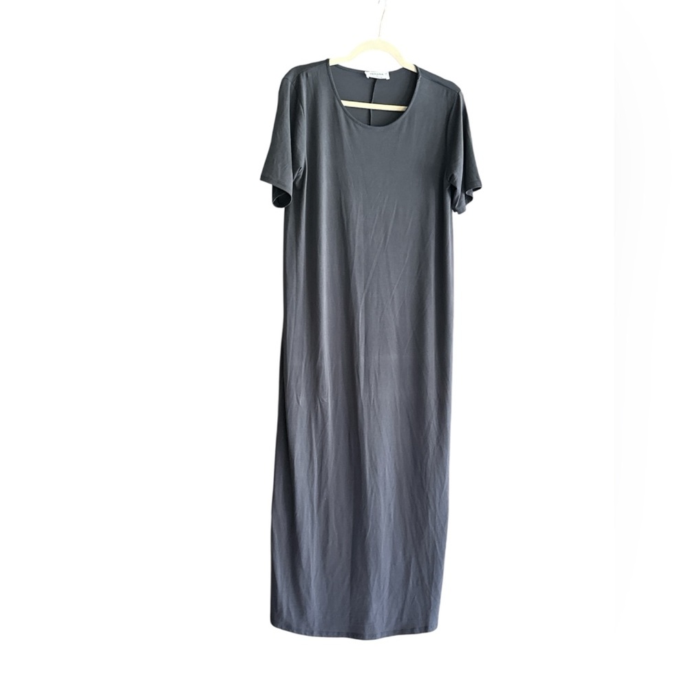 Gray Stretchy Maxi Dress